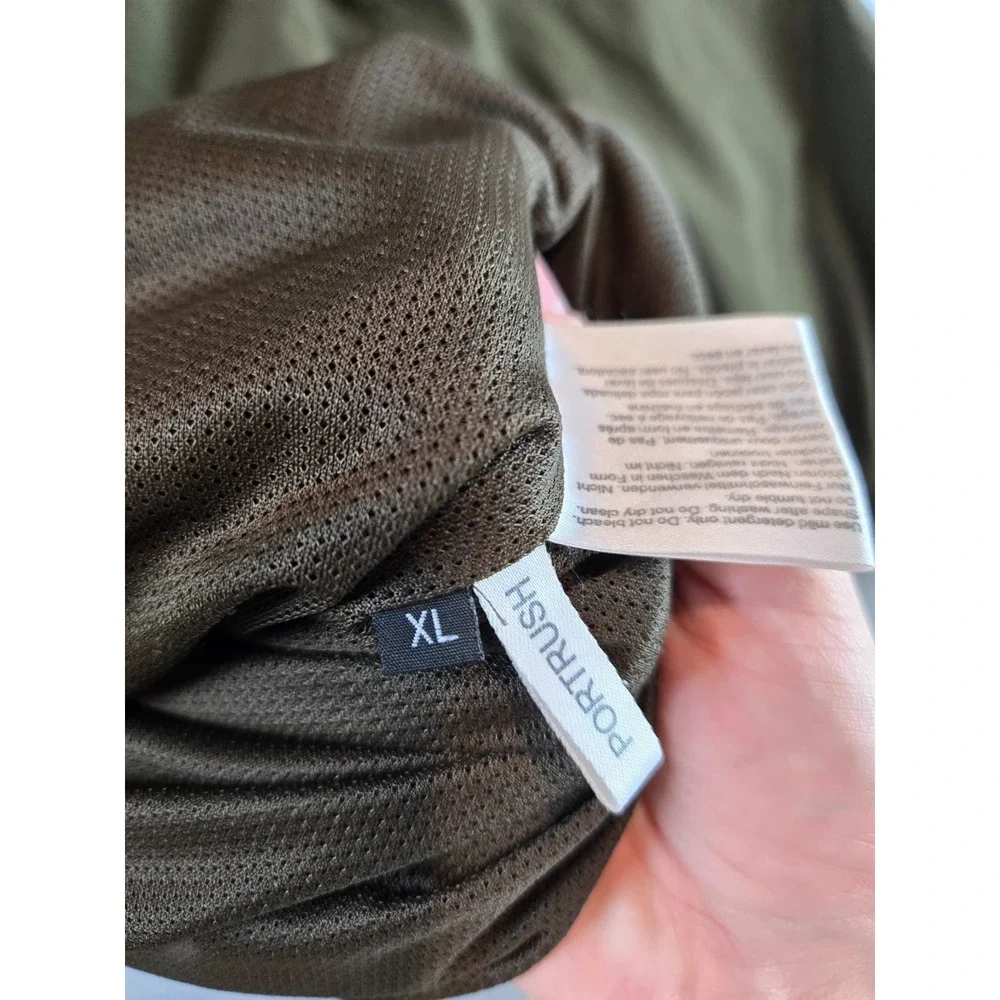 Boss Hugo Boss Golf Jacket Mens XL‎ Green 1/4 Zip Pullover Windbreaker Portugal
